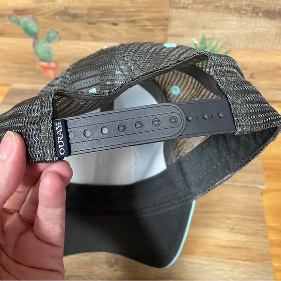 Alaska starfish co trucker hat bleach splattered blue - Picture 4 of 6